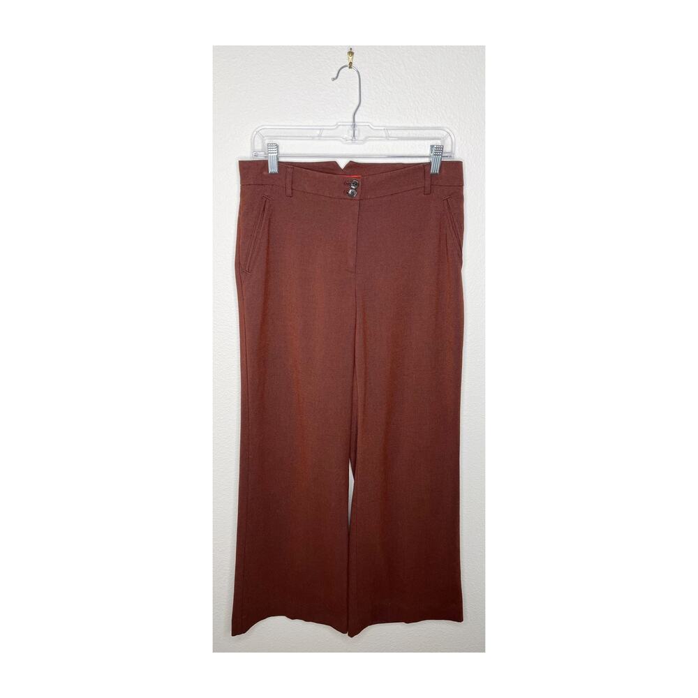 CARTONNIER Wide Leg Trousers In Rust Size 6